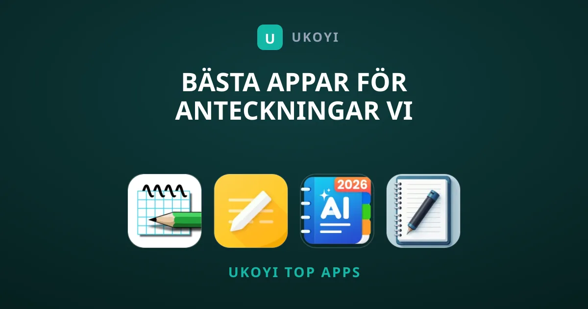 Bästa Appar För Anteckningar Vi Rekommenderar Just Nu